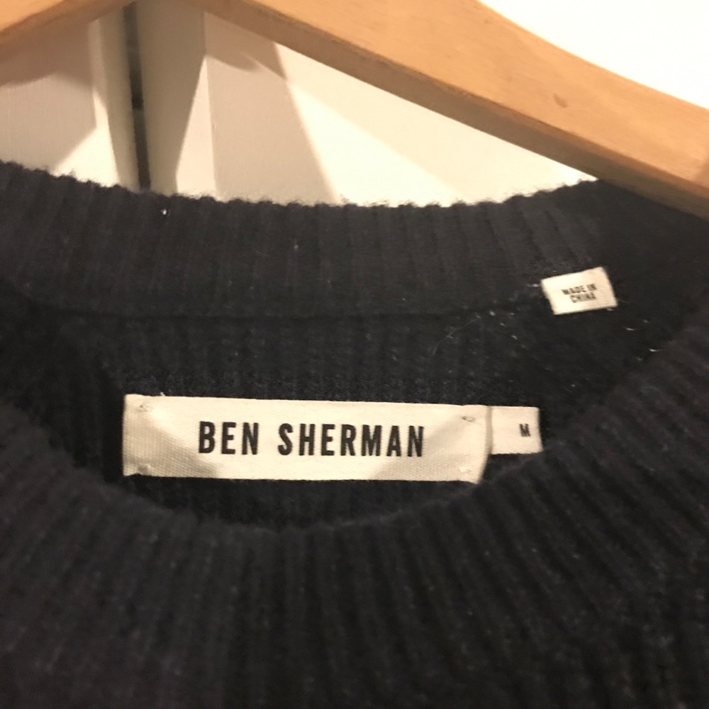 Ben Sherman men’s black sweater, size Medium. - Picture 3 of 5